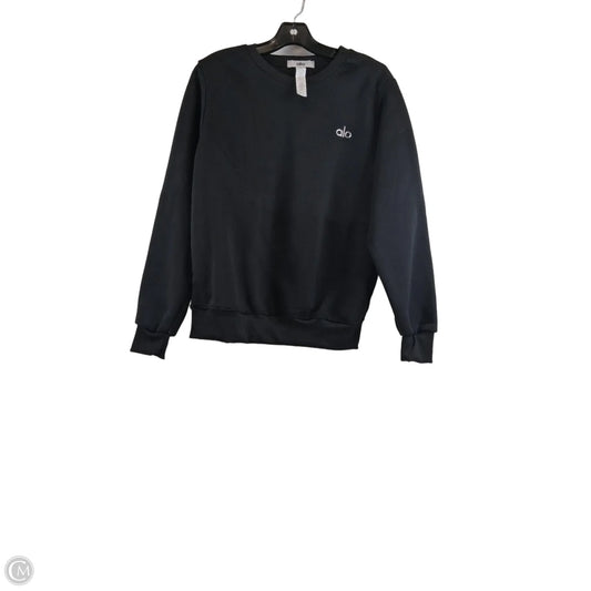 Athletic Sweatshirt Crewneck By Alo In Black, Size: S