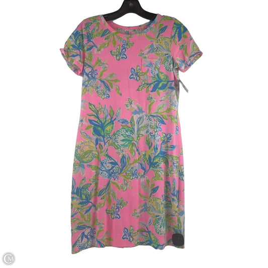 Dress Designer By Lilly Pulitzer In Green & Pink, Size: Xs
