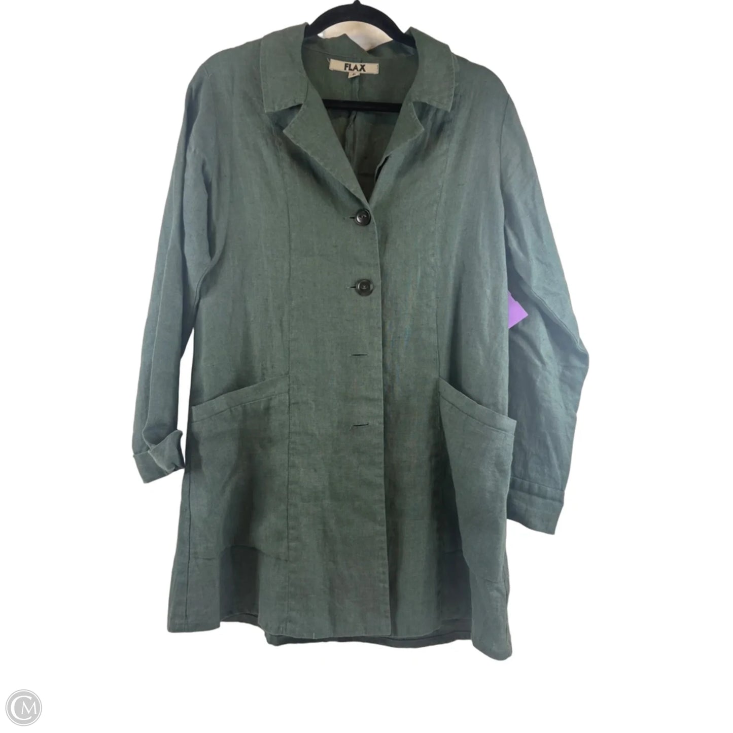 Blazer By Flax In Green, Size: Sp
