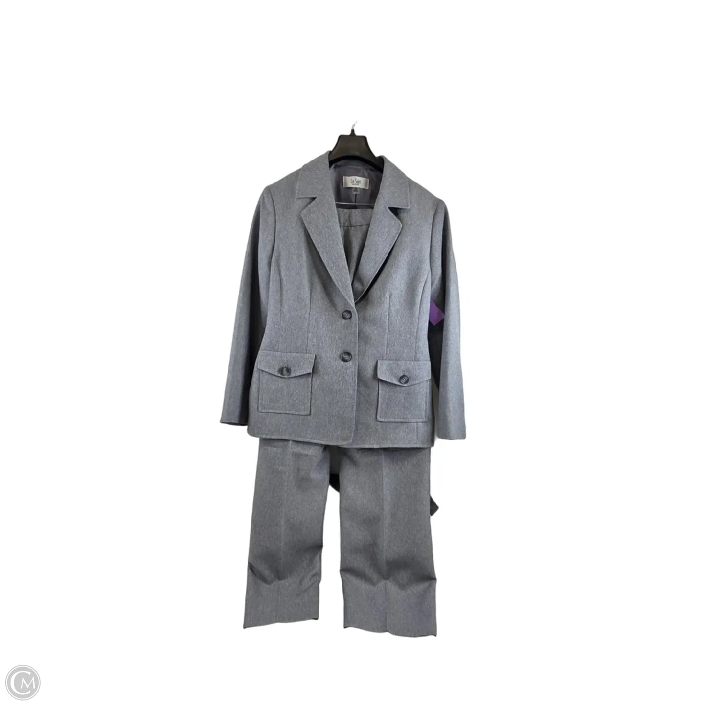 Dress Suit 2pc By Le Suit In Grey, Size: 14p