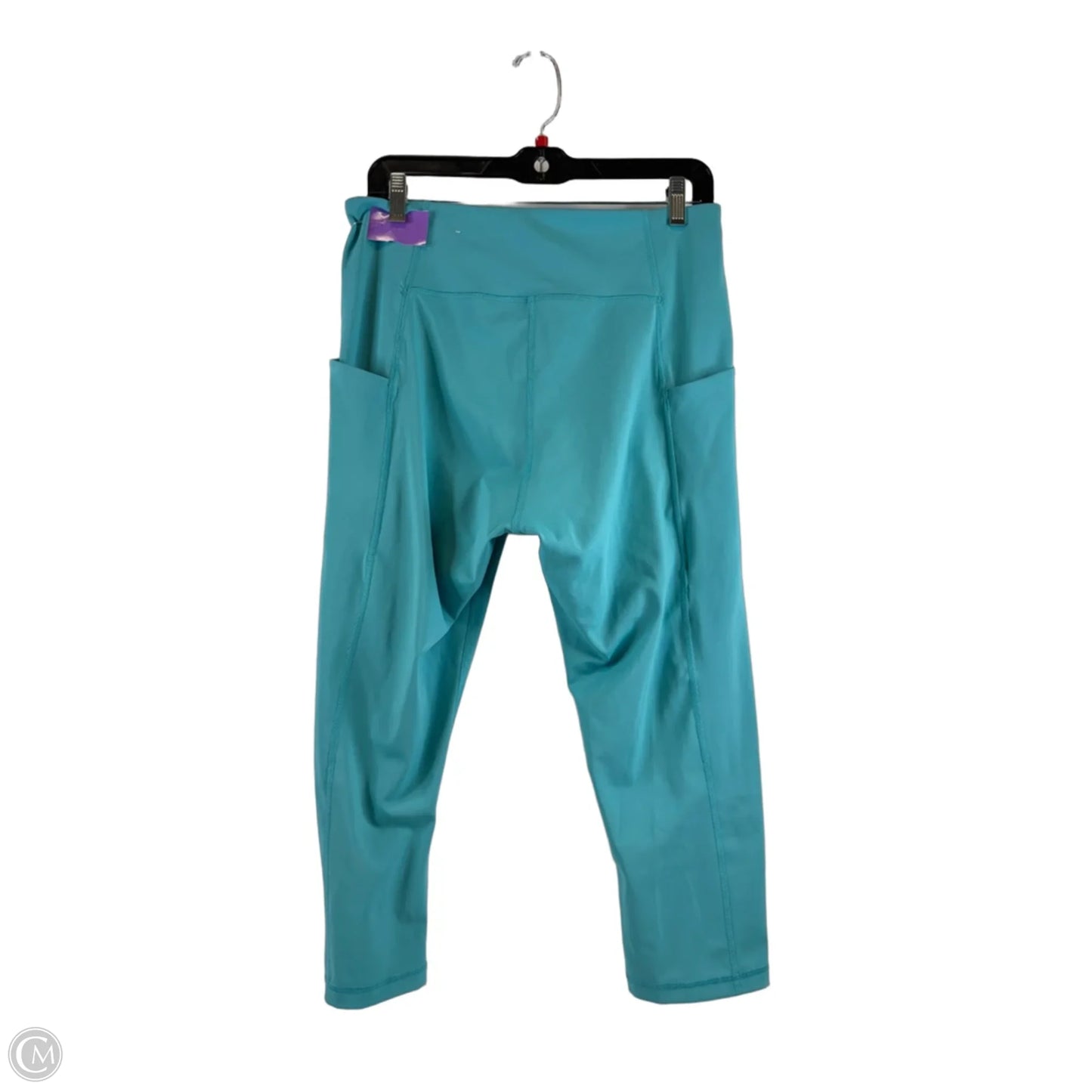 Athletic Capris By Tek Gear In Teal, Size: Xl