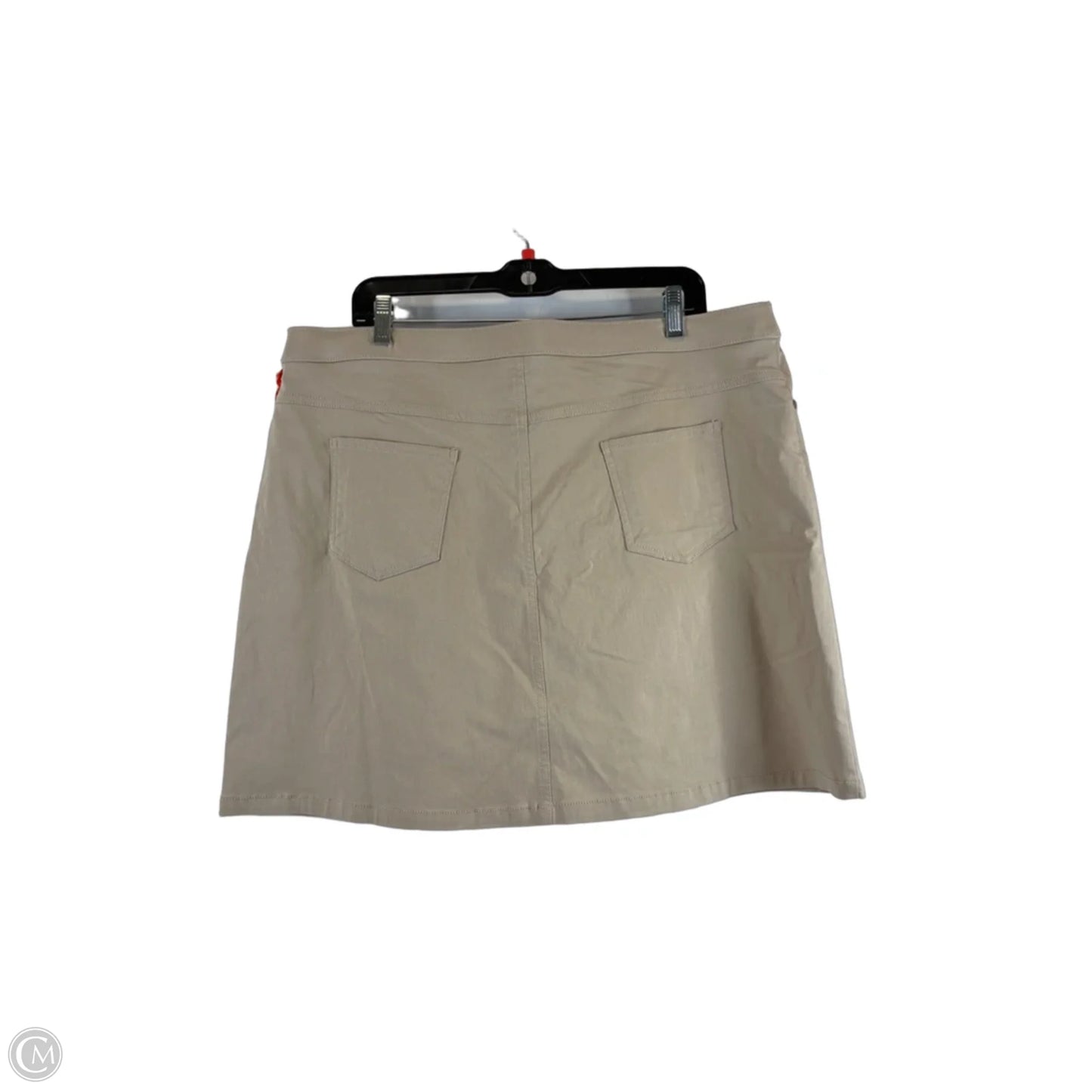 Skort By Hearts Of Palm In Tan, Size: 18