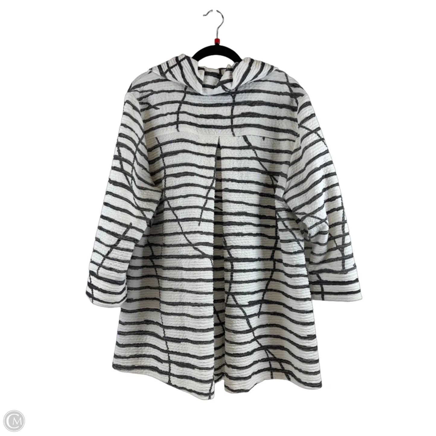 Blazer By Multiples In Grey & White, Size: Xl