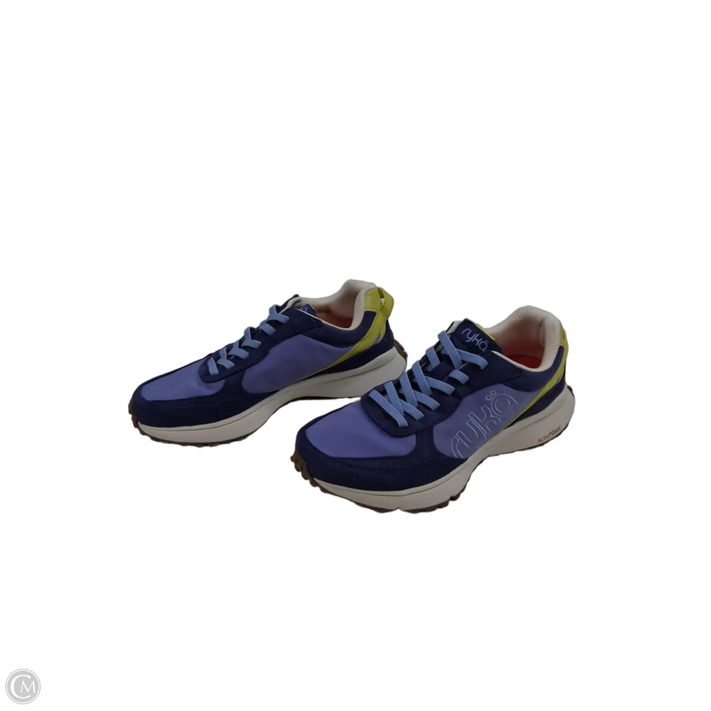 Shoes Athletic By Ryka In Blue & Yellow, Size: 8.5