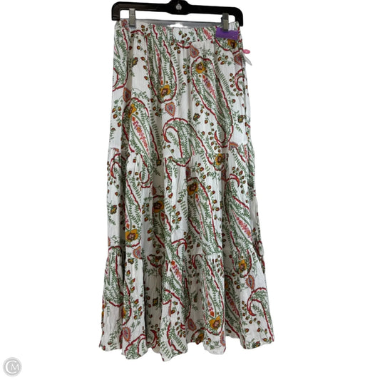Skirt Maxi By George In Green & Red, Size: 4
