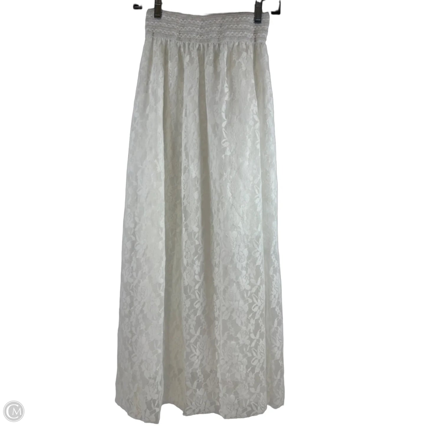 Skirt Maxi By Cmf In White, Size: S