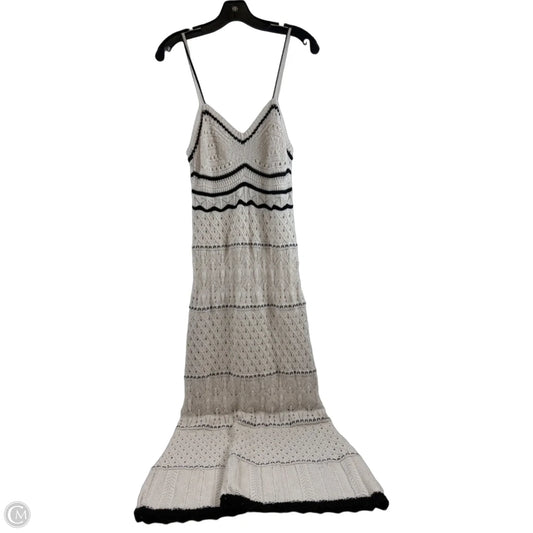 Dress Casual Maxi By Olive And Oak In Black & Cream, Size: M