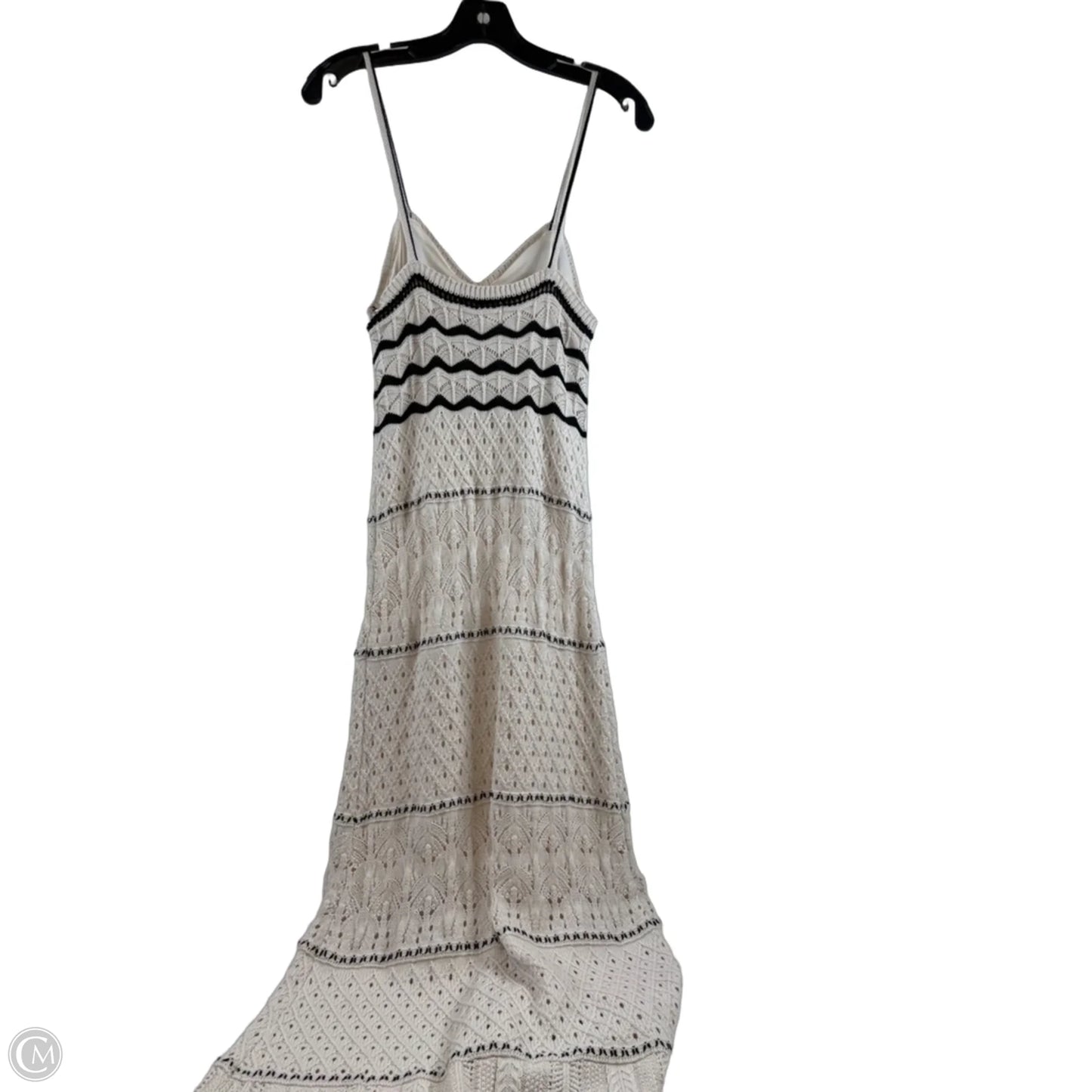 Dress Casual Maxi By Olive And Oak In Black & Cream, Size: M