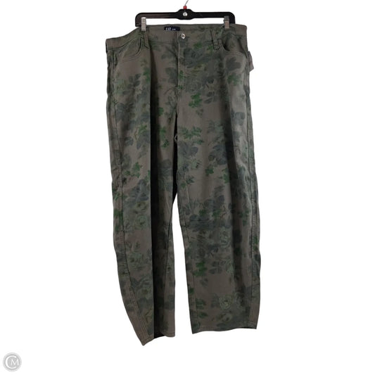 Jeans Boyfriend By Gap In Green, Size: 20