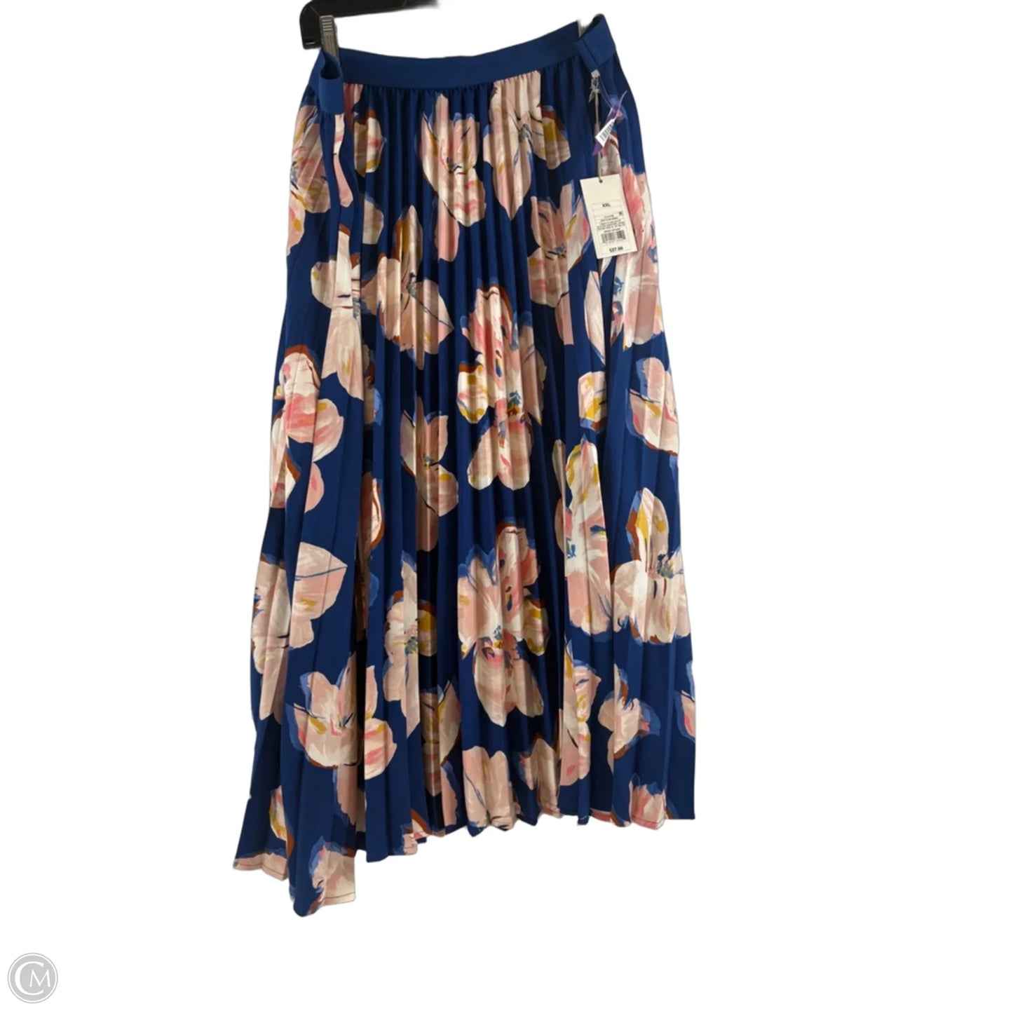 Skirt Maxi By A New Day In Blue & Pink, Size: 18