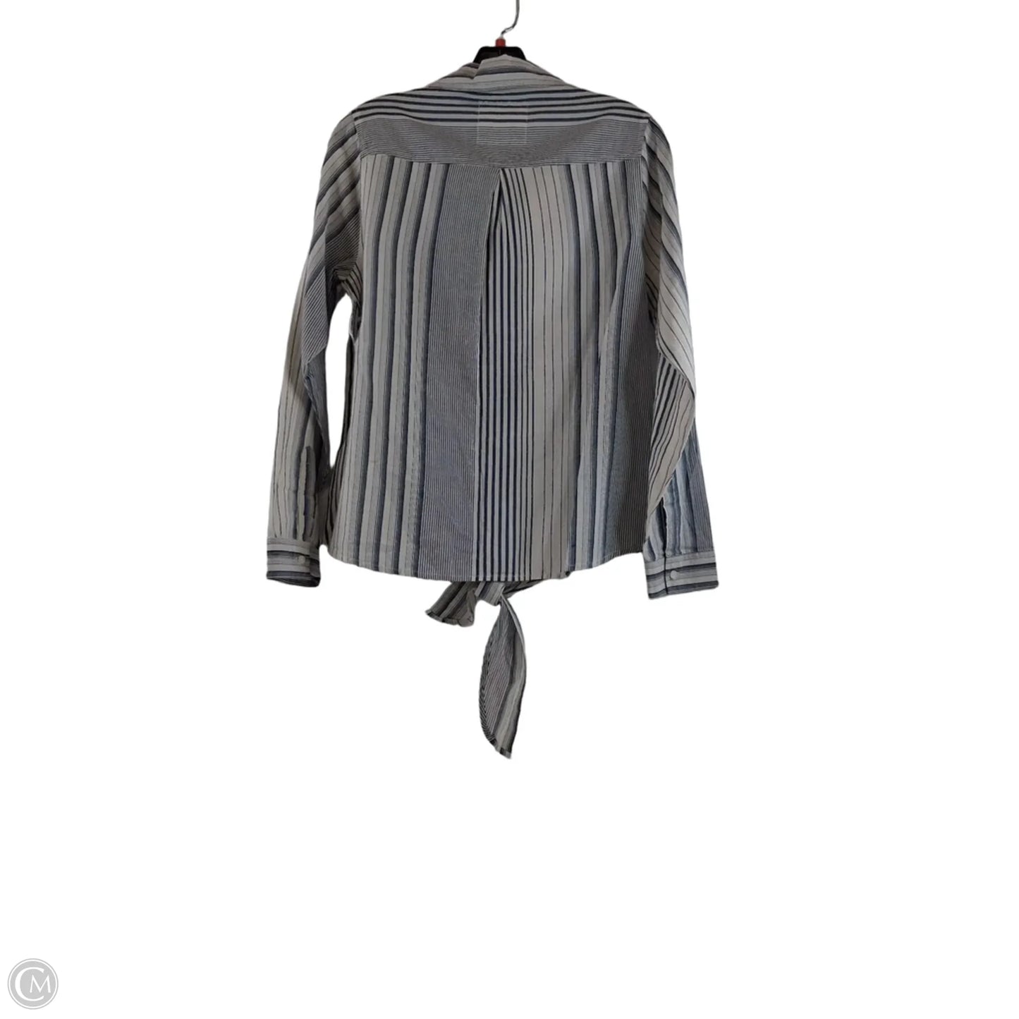 Top Long Sleeve By Clothes Mentor In Striped Pattern, Size: S