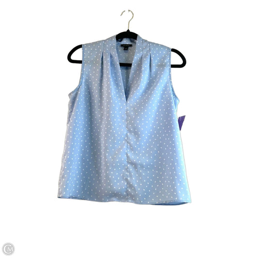 Top Sleeveless By Ann Taylor In Blue & White, Size: Xs