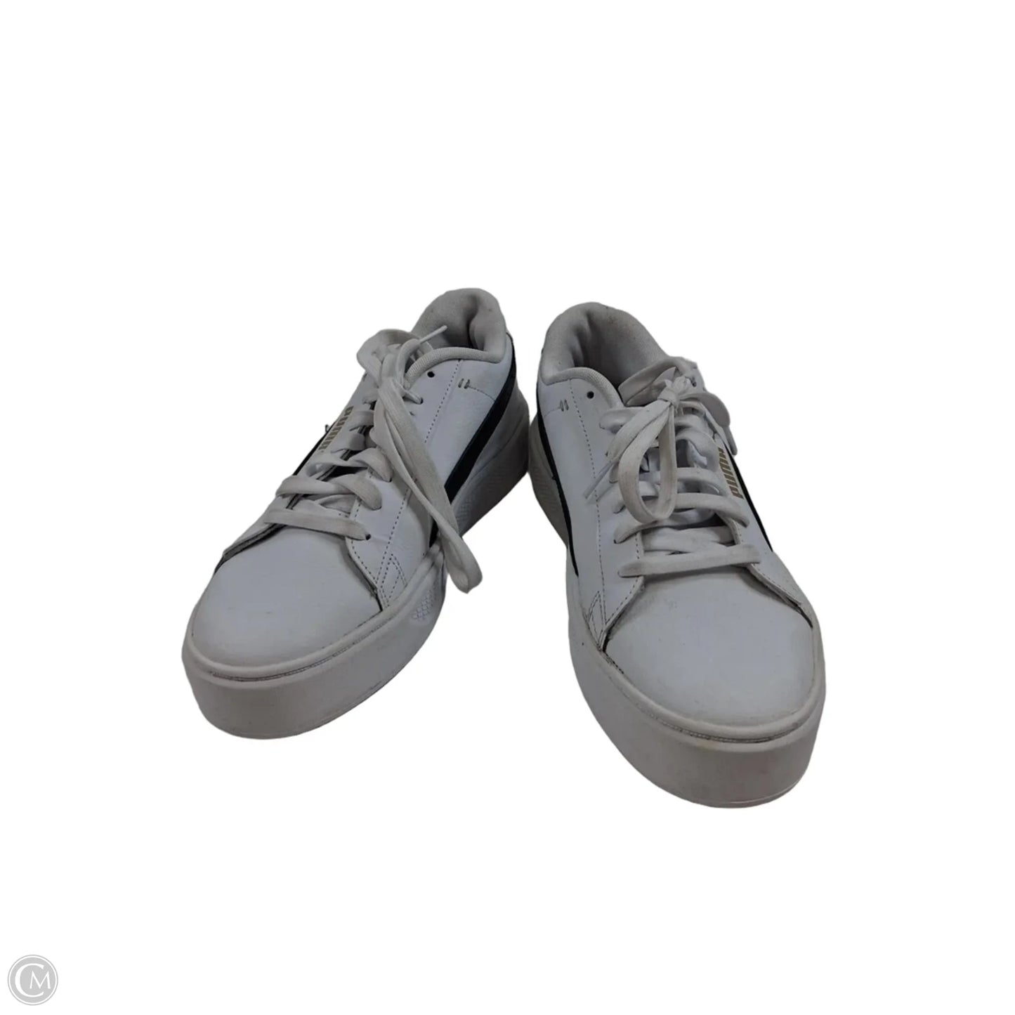 Shoes Sneakers By Puma In Black & White, Size: 10
