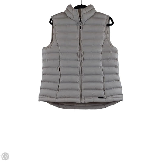 Vest Puffer & Quilted By Zero Xposure In Cream, Size: L
