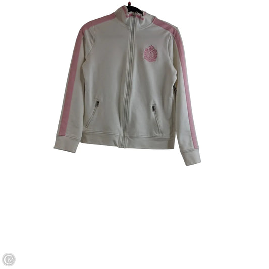 Jacket Other By Lauren By Ralph Lauren In Pink & White, Size: M