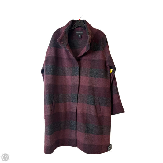 Coat Other By Adrienne Vittadini In Black & Purple, Size: Xl