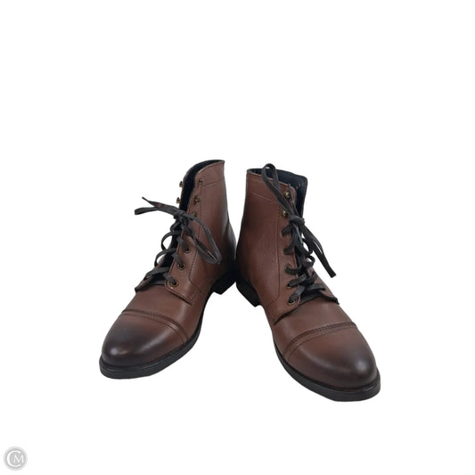 Boots Combat By Clothes Mentor In Brown, Size: 8.5