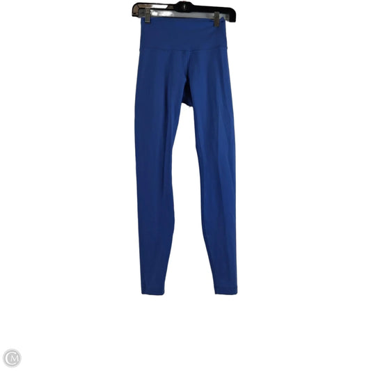 Athletic Leggings By Lululemon In Blue, Size: 4