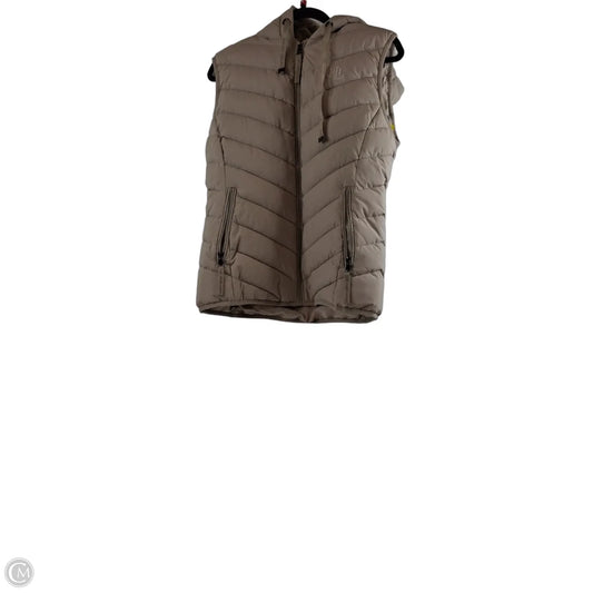 Vest Puffer & Quilted By Lauren By Ralph Lauren In Beige, Size: M
