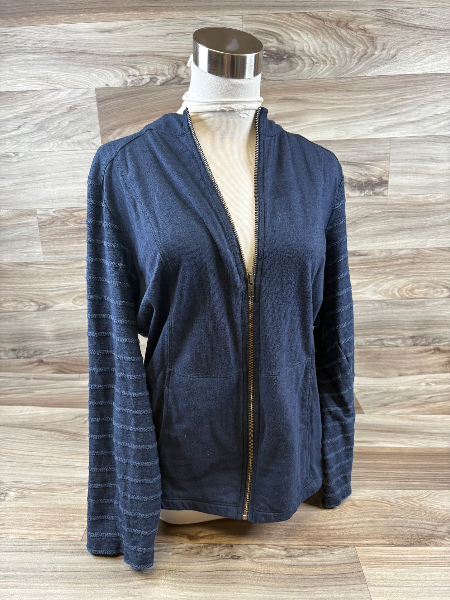 Top Long Sleeve By Market & Spruce In Navy, Size: L