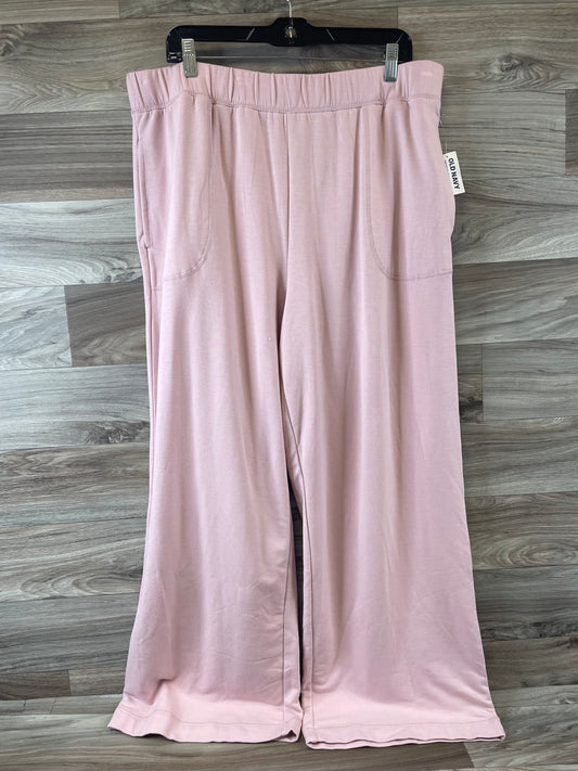 Pants Wide Leg By Old Navy In Pink, Size: Xl