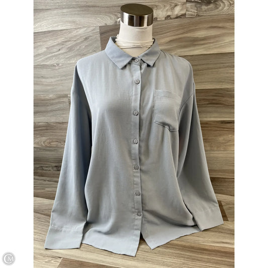 Top Long Sleeve Basic By Clothes Mentor In Blue, Size: S