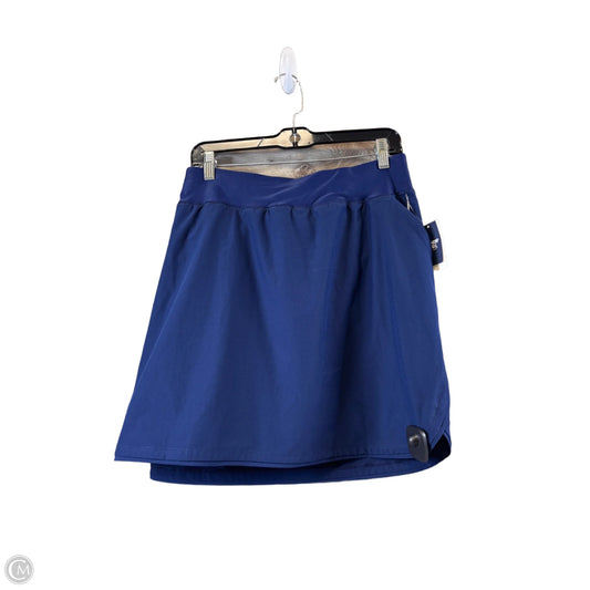 Skort By Lands End In Navy, Size: 22