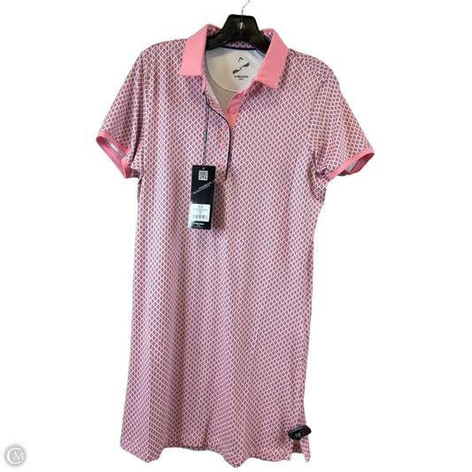 Dress Casual Short By Clothes Mentor In Blue & Pink, Size: M