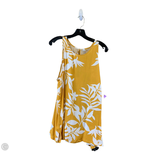 Top Sleeveless By Old Navy In Yellow, Size: Xl
