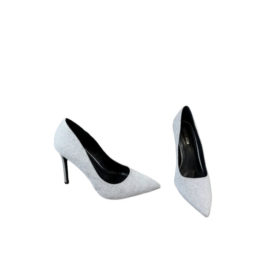 Shoes Heels Stiletto By Fashion Nova In Grey, Size: 8