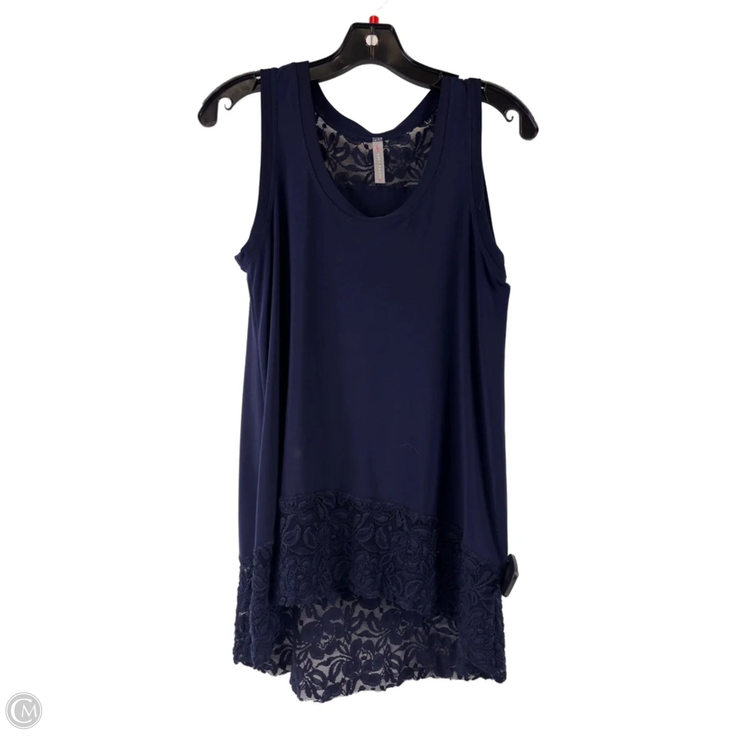 Top Sleeveless By Clothes Mentor In Navy, Size: S