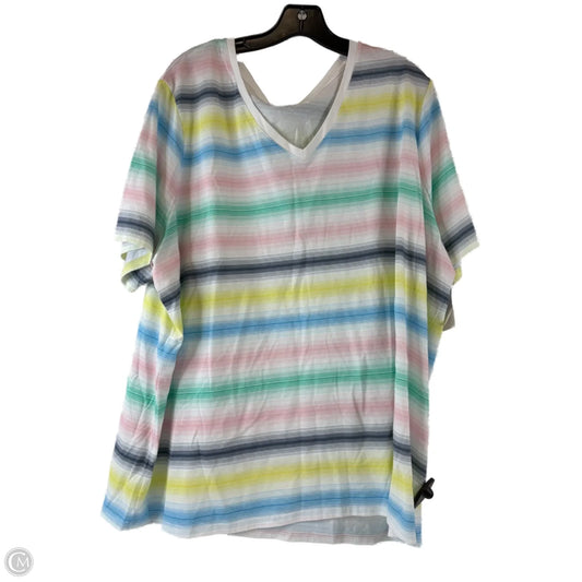 Top Short Sleeve By Lands End In Multi-colored, Size: 3x