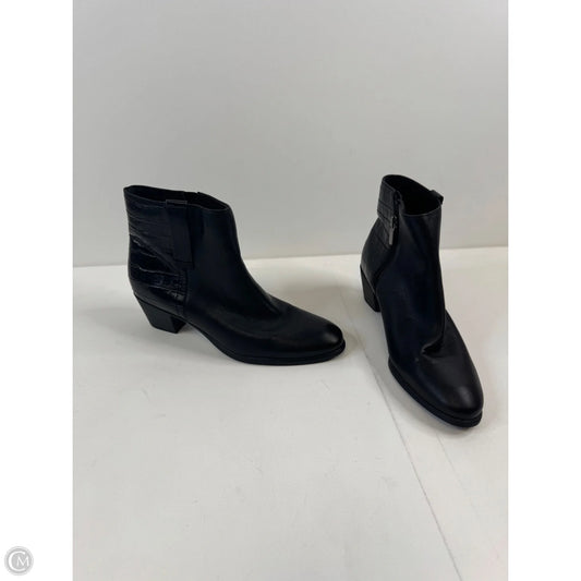 Boots Ankle Heels By Munro In Black, Size: 9