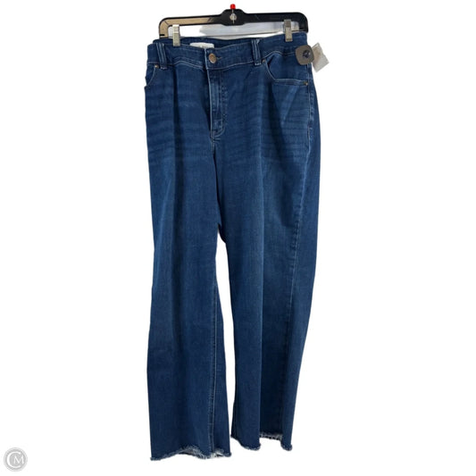 Jeans Straight By Lane Bryant In Blue Denim, Size: 22