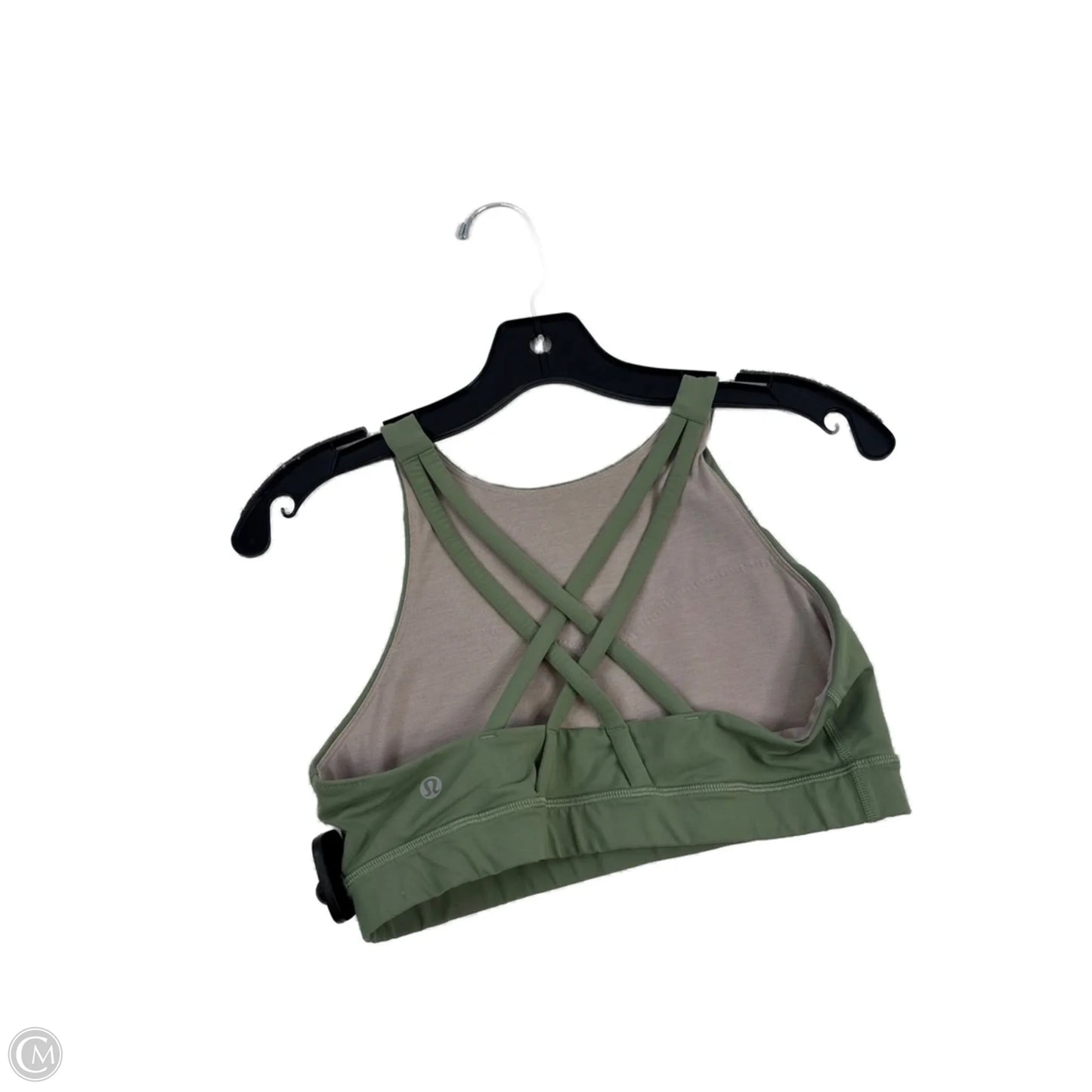 Athletic Bra By Lululemon In Green, Size: M