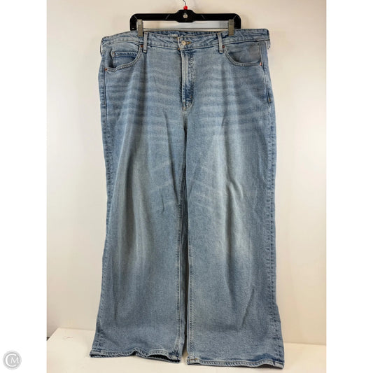 Jeans Wide Leg By Old Navy In Blue Denim, Size: 20