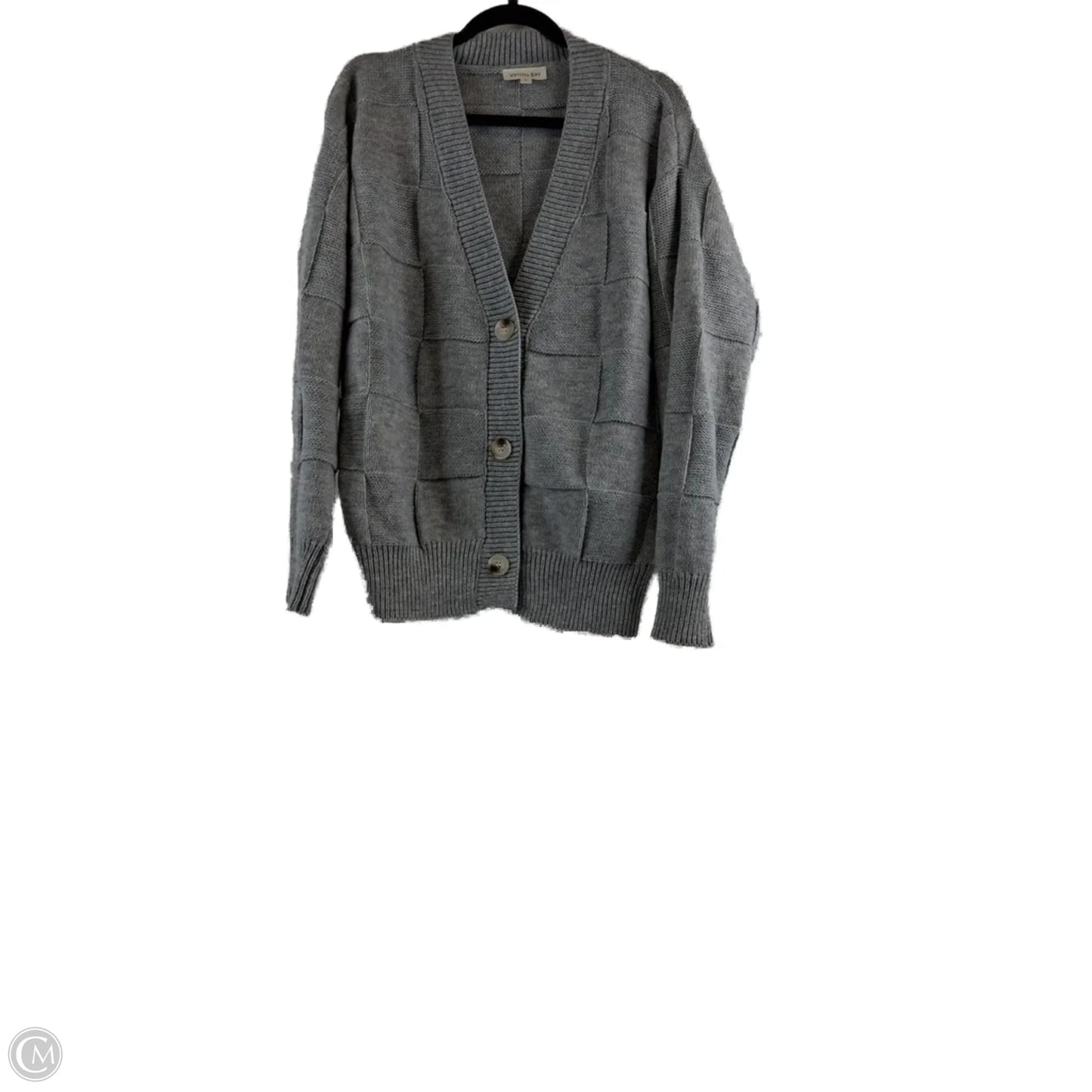 Sweater Cardigan By Vanilla Bay In Grey, Size: S