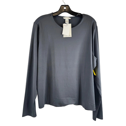 Top Long Sleeve Basic By H&m In Grey, Size: Xxl