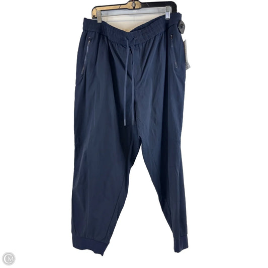 Athletic Pants By Athleta In Navy, Size: 1x