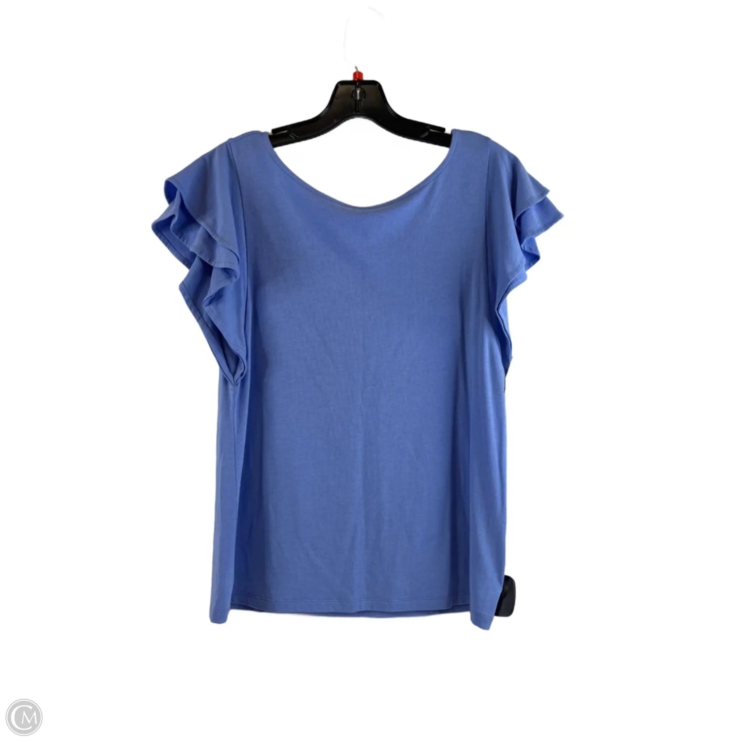 Top Short Sleeve Designer By Lilly Pulitzer In Blue, Size: Xs