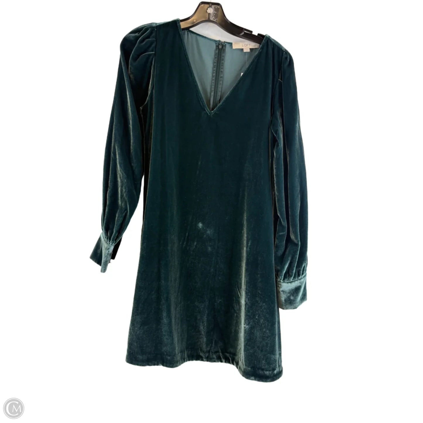 Dress Casual Midi By Loft In Green, Size: Xs