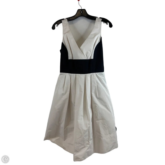 Dress Casual Midi By Bcbg In Black & White, Size: S