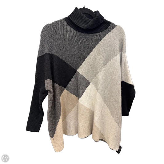 Sweater By Joseph A. In Black & Brown, Size: S