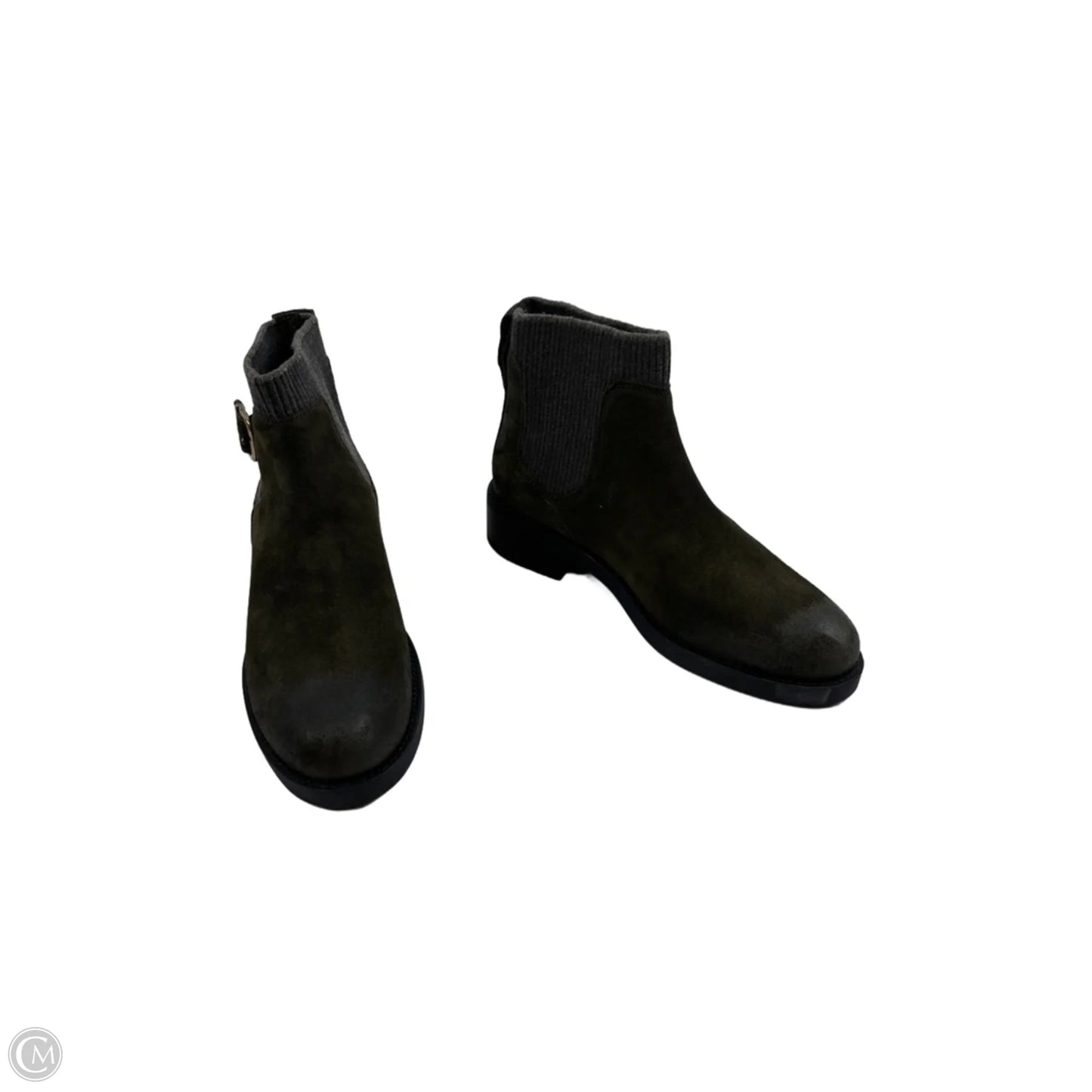 Boots Ankle Heels By Coldwater Creek In Green, Size: 9.5