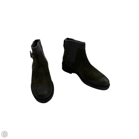 Boots Ankle Heels By Coldwater Creek In Green, Size: 9.5