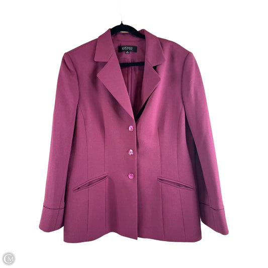 Blazer By Kasper In Purple, Size: 18