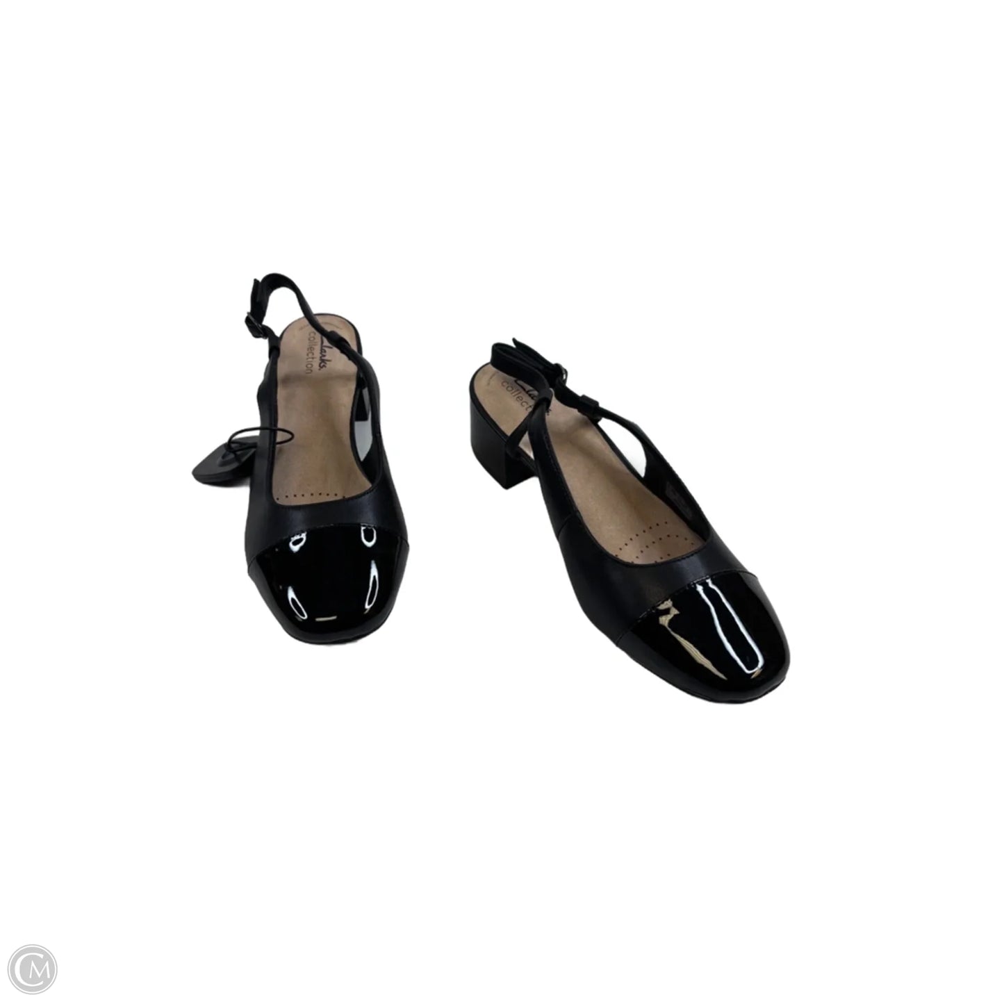 Shoes Heels Block By Clarks In Black, Size: 8