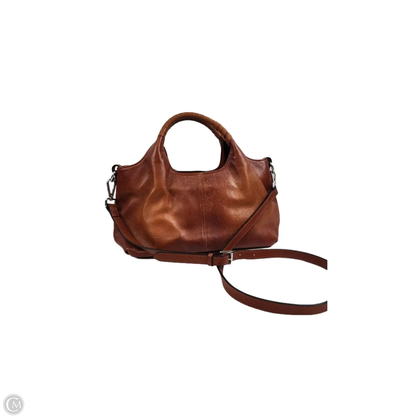 Handbag Leather By Clothes Mentor, Size: Large