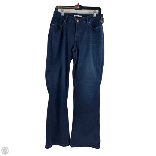 Jeans Boot Cut By Levis In Blue Denim, Size: 12
