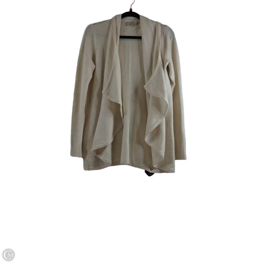 Cardigan By Loft In Cream, Size: M